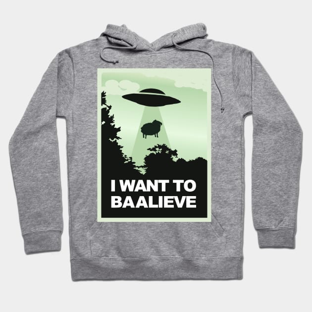 I want to believe Hoodie by Agras